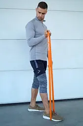 Еспандер-петля (гумка для фітнесу і кроссфіту) Power System PS-4052 CrossFit Level 2 Orange (опір 10-35 кг) (PS-4052_Orange) - мініатюра 10