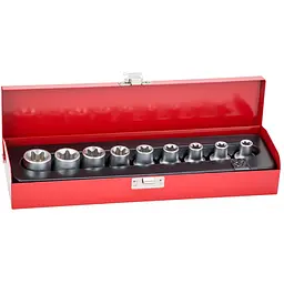 Набір насадок Ultra Star 1/2" 9 шт CrV (TR6086022)