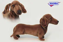 Мягкая игрушка Hansa Такса, длина 59 см (38768) - миниатюра 2