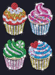 Набір для творчості Blue Кекси 25*34см Sequin Art det0017645 - мініатюра 4