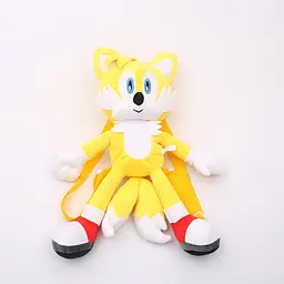 М'який рюкзак іграшка для дітей Тейлз Super Sonic - мініатюра 1