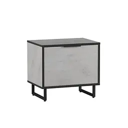 Тумба для взуття Moreli Forte F-0004 у стилі Loft 550х505х400 мм Бетон Тефра