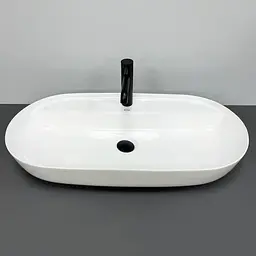 Умивальник VBI Terni M white накладний VBI-011801, Білий - мініатюра 3