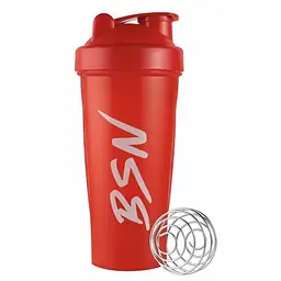 Шейкер BSN Shaker 700 мл з пружинкою, Red - мініатюра 2