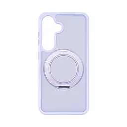 Противоударный чехол-панель для Samsung Galaxy S24 5G (SM-S921)/S25 5G, Unit Stand2, фиолетовый, силикон + поликарбонат, защита всего корпуса, с подставкой, поддержка магнитных держателей и беспроводной зарядки (MagSafe), ArmorStandart (ARM89561)