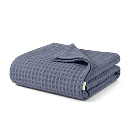Плед-покривало Cosas Greek Waffle Baltic вафельне 110х140 см (Blanket_65Baltic_GreekWaffle_110x140)