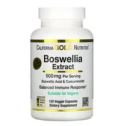 Босвелія Boswellia Extract 250 mg 120 капсул California Gold Nutrition vit0006458