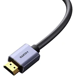 Кабель Baseus High Definition HDMI 2.0 4K 1m Black (WKGQ020001) [84302] - мініатюра 3