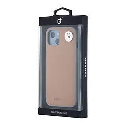 Чохол Jinduka Leather Case with MagSafe iPhone 13 Beige - мініатюра 2