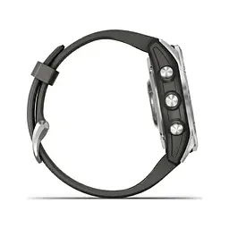 Смарт-годинник Garmin Fenix ​​7S Silver with Graphite Band (010-02539-00/01) - мініатюра 3