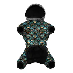 Комбінезон для собак WAUDOG Clothes малюнок "Луска", S40, В 58-61 см, С 33-38 см - мініатюра 3