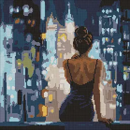 Алмазна мозаїка на підрамнику Кінець вечірки Ideyka 40×40 см AMO8286