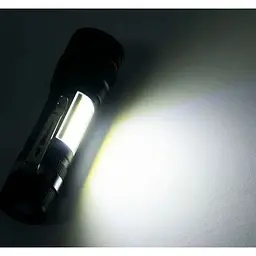 Ліхтар акумуляторний X-Balog BL-520-T6 ручний з бічним світлом та зумом T6 +COB Zoom - мініатюра 8