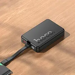 Портативна батарея Hoco Q24 Elegant 22.5W+PD20W 10000 mAh Black - мініатюра 4