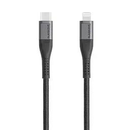Кабель BRAID2 Type-C - Lightning 30w 1.2m (GB-CL13BK) Чорний - мініатюра 2