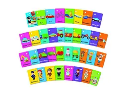Гра настільна VLADI TOYS картки на кільці англійська Транспорт та професії VT5000-16 - мініатюра 2