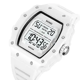 Чоловічий наручний годинник 2296WT White Skmei acs0030041 - мініатюра 3