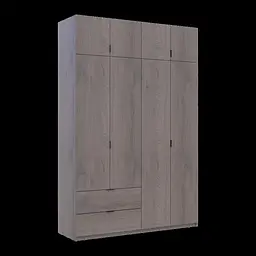 Розпашна Шафа для одягу Doros Лукас Канноло/Канноло 160х50х240 (44900366) - мініатюра 7