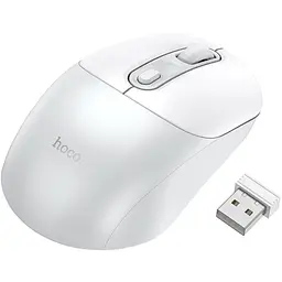Миша Hoco GM28 White/Grey [136149] - мініатюра 4