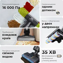 Миючий вертикальний пилосос Dreame G10 PRO (HHR20A) - мініатюра 5