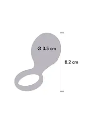 Віброкільце Toy Joy Happiness Tickle Brush C-Ring 8.2 см блакитний - мініатюра 8