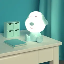 Світильник-нічник Kite LED з акумулятором Doggy блакитний (K24-491-3-3) - мініатюра 4