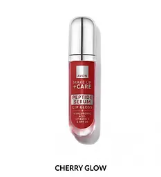 Блиск-сироватка для губ Avon з пептидами Вишневе сяйво/Cherry Glow, 7мл (158511419) - мініатюра 1