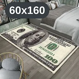 Стильний та зносостійкий килим для дому "100 доларів" 60х160 KT8000701