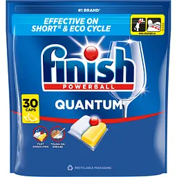 Засіб для миття посуду Finish Quantum Лимон 30 капсул (3337997)