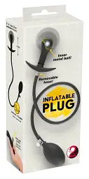 Анальна пробка Orion Inflatable Plug, 8 см (чорний) - мініатюра 11