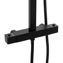 Душова система Yoka Gira 25 Black з термостатом BP.GIRA-THERM-25-BLK, Чорний матовий - мініатюра 8