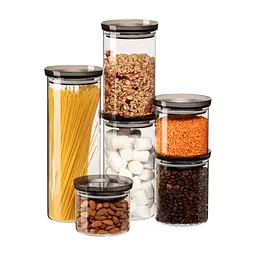 Ємність для сипучих продуктів ARDESTO Fresh скло, пластик 1150 мл (AR1311SF) - мініатюра 8