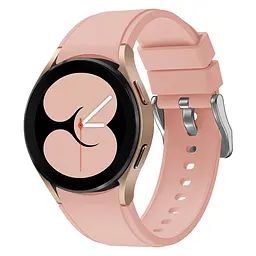 Ремінець для Samsung Galaxy Watch 4 44mm - рожевий ширина кріплення 20мм силікон Watchbands Galaxy Classic (W43-0WB29940970) - мініатюра 2