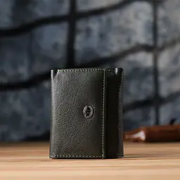Жіночий мініатюрний гаманець із натуральної шкіри ST Leather 23083 зелений - мініатюра 9
