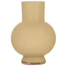 Ваза Lefard Xebora Beige скляна 26х20 см (804-159)
