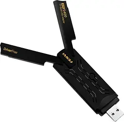 Бездротовий USB Wi-Fi адаптер Fenvi FU-AXE5400, 2.4 / 5 / 6 GHz Mu-MIMO 6E чорний (18839) - мініатюра 1