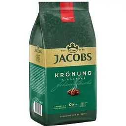 Кава в зернах Jacobs Kronung, оригінал, 1 кг - мініатюра 2
