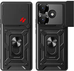 Панель BeCover Military для Poco F6 Black (712165) - мініатюра 2