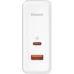 Зарядний пристрій Baseus GaN5 Pro Fast Charger C+U на 100W White (CCGP090202)  - мініатюра 3