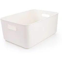 Ящик для зберігання МВМ My Home FH-13 XL 360х257х160 мм білий (FH-13 XL WHITE) - мініатюра 4