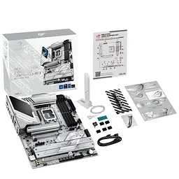 ASUS Материнська плата ROG STRIX Z890-A GAMING WIFI s1851 Z890 4xDDR5 M.2 DP HDMI Wi-Fi BT ATX білий - мініатюра 2