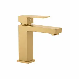 Змішувач для умивальника VBI Loreno низький brushed gold VBI-050200BG