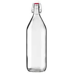 Пляшка для горілки Mazhura Chanmpagne з бугельним корком 2000 мл прозора (mz730309)