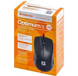 USB миша DEFENDER Optimum MB-160 (52160) black UA - мініатюра 4