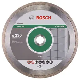 Диск алмазний Professional Standard for Ceramic 230х22.2мм Bosch hoz0013951