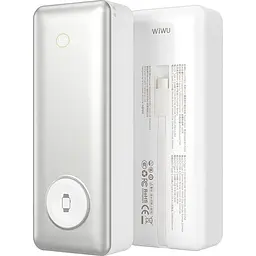 Зовнішній акумулятор WiWU Elite Wi-P023 20000mAh 145W Silver [154693] - мініатюра 2