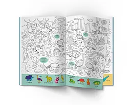 Віммельбух-розмальовка Кристал Бук Дикі тварини, 16 сторінок (F00029748) - мініатюра 6