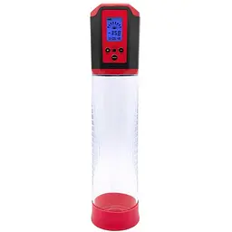 Автоматична вакуумна помпа Men Powerup Passion Enlargement system Red що перезаряджається 5 режимів