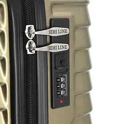 Валіза велика Semi Line 28 дюймів (L) Polycarbonate/ABS-Plastic Gold (T5763-3) - мініатюра 7