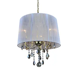 Люстра абажурна Levistella 7204003GD-3GD WHITE